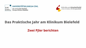 Video Teaser Bild das praktische Jahr am Klinikum Bielefeld