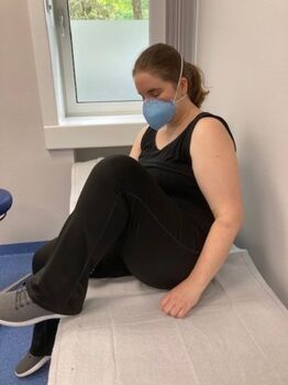 Bild Patientin 3 Monate nach Tibiakopffraktur