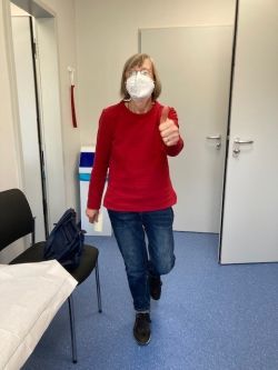 Bild Patientin nach der OP