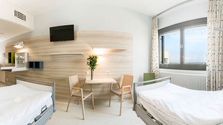 Bild vom gesamten Patientenzimmer