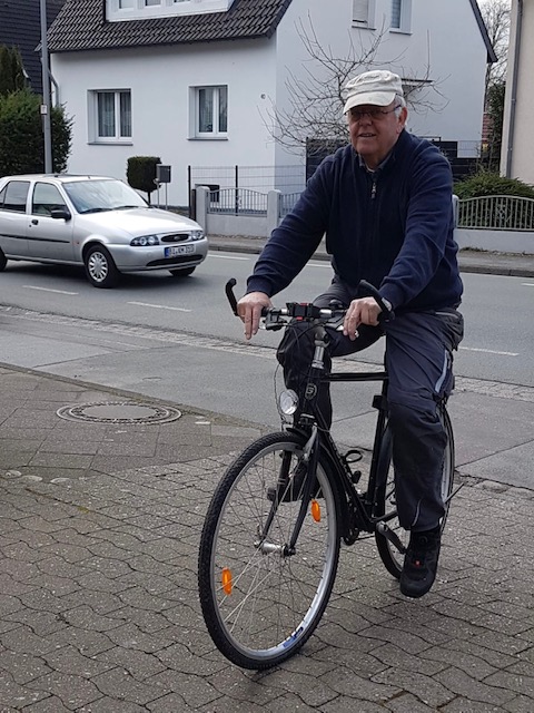 Bild Patient auf dem Fahrrad