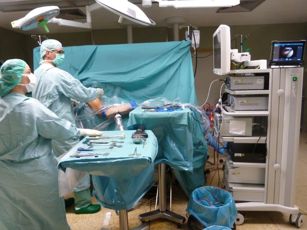 Bild von Arthroskopie Schulter im OP