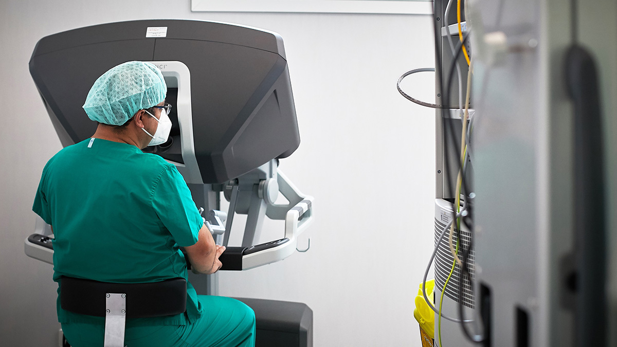 Bild Operation mit dem DaVinci Robotersystem