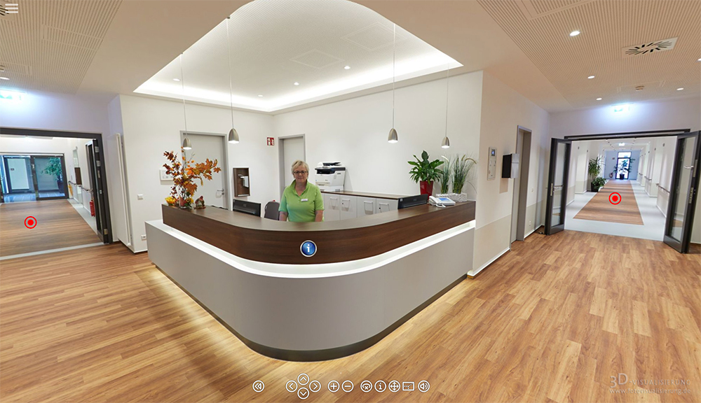 Virtueller Rundgang durch die Komfortklinik