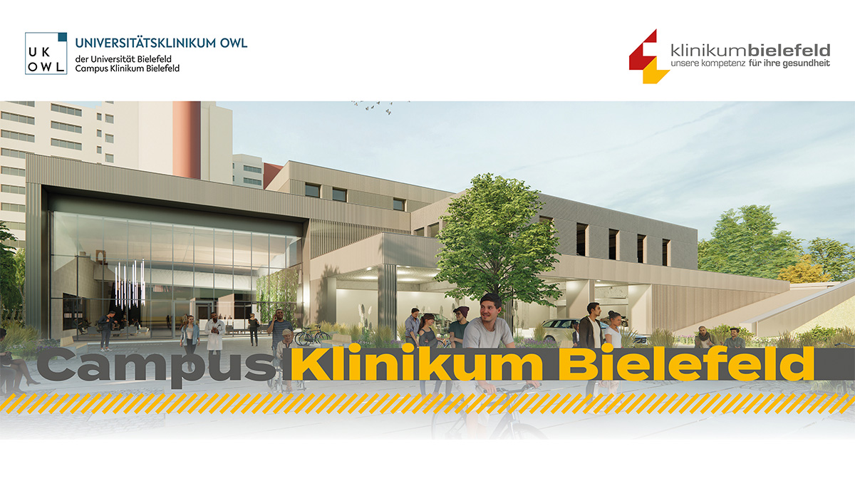 Bild Architektur Zeichnung vom Klinikum Bielefeld Mitte